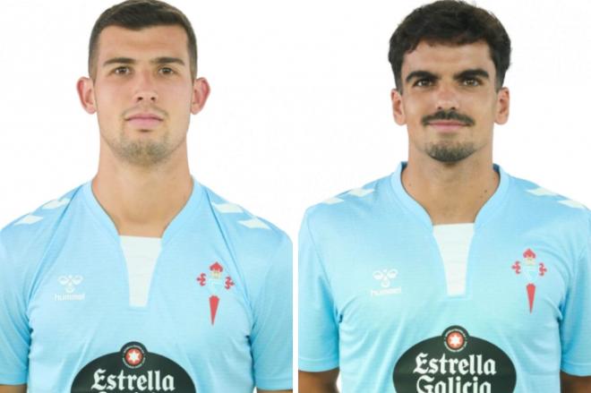 Carlos Domínguez y Damián Rodríguez (Foto: RC Celta).