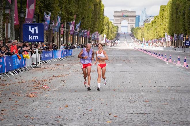 Elena Congost, en los Juegos de París 2024. (Diputación)