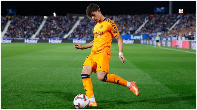 Arda Güler durante el partido frente al Leganés. (Fuente: Europa Pres)