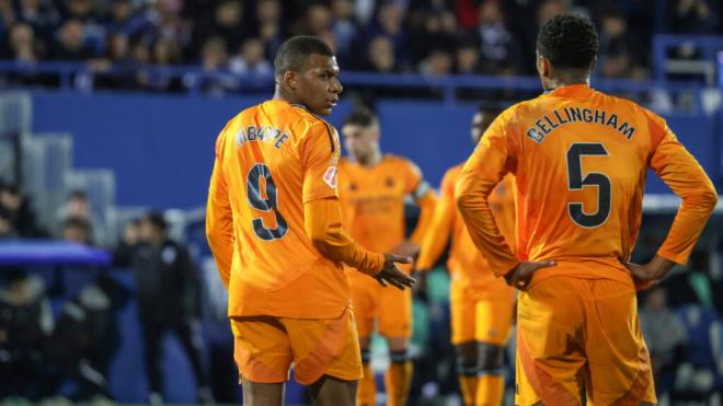 Mbappé y Bellingham en el partido del Leganés con el Madrid (Cordon Press)