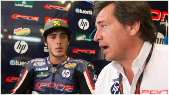 Sito Pons y Axel Pons, en Moto2 (Cordon Press)