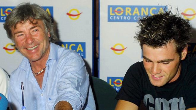 Ángel Nieto y Fonsi Nieto, en una rueda de prensa (Cordon Press)