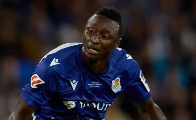 Sadiq Umar, en un partido de esta temporada con la Real Sociedad (Foto: LALIGA).