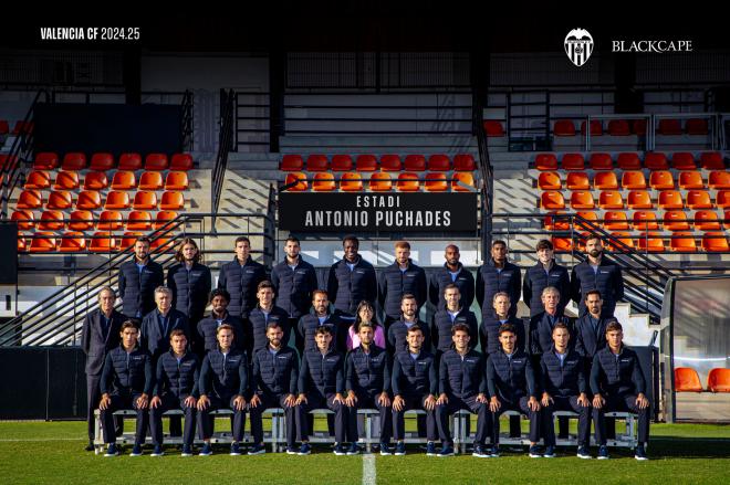 Foto oficial del Valencia CF 2024-25