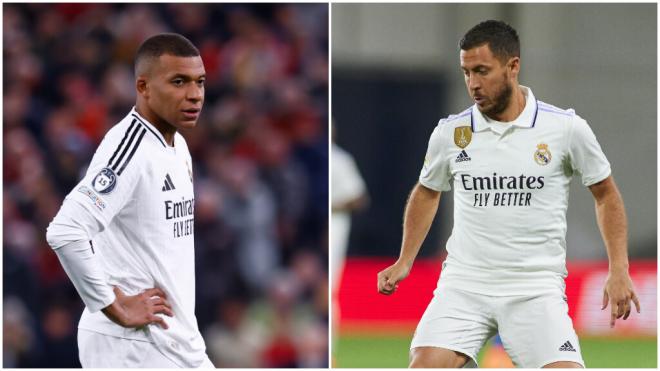 La comparación de Mbappé con Eden Hazard. (Fuente: Europa Press)