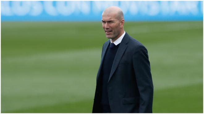 Zinedine Zidane en su etapa como entrenador del Real Madrid. (Fuente: Europa Press)