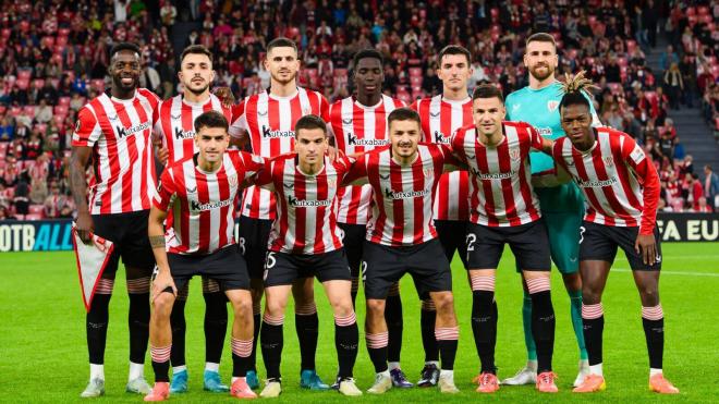 Este es el once que sacaba Ernesto Valverde ante el Elfsborg en San Mamés (Foto: Athletic Club).