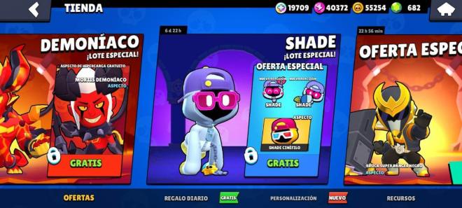 La oferta en acceso anticipado de Shade en Brawl Stars