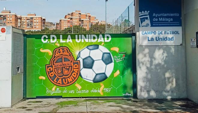 Campo del CD La Unidad, club del que formaba parte el pequeño Dani (Foto: CD La Unidad).