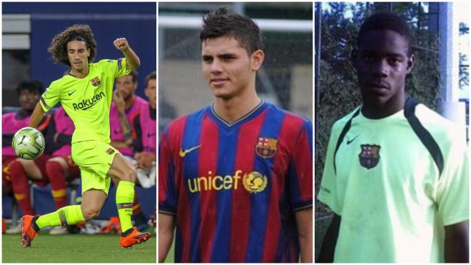 Cucurella, Icardi y Balotelli en el FC Barcelona (Fotomontaje: Cordon Press y X)