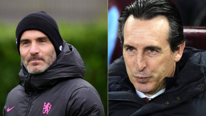 Enzo Maresca y Unai Emery.