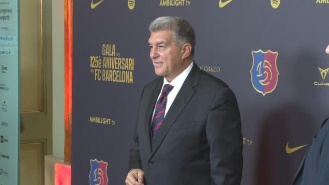 Joan Laporta en el aniversario del FC Barcelona