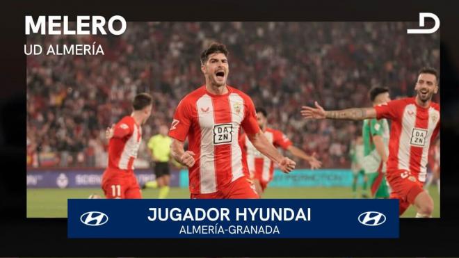 Gonzalo Melero, Jugador Hyundai del Almería-Granada. 