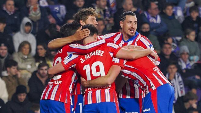 La celebración de un gol del Atlético de Madrid (LALIGA)