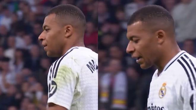 El gesto de Mbappé a Jude Bellingham en el penalti pitado a Rüdiger (DAZN)