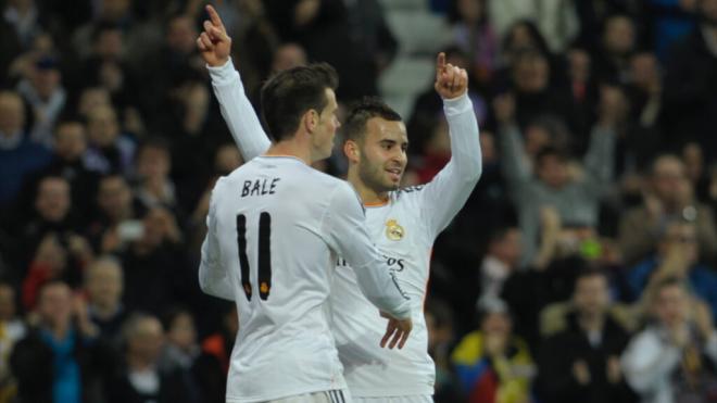 Gareth Bale y Jesé Rodríguez en un partido con el Real Madrid (Cordon Press)