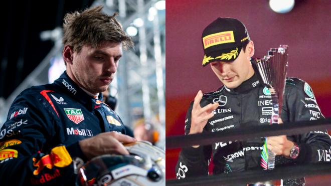 Max Verstappen (izquierda) y George Russel (derecha) Fuente: Cordon Press