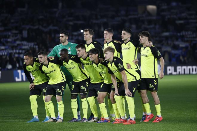 El once inicial del Betis (foto: Cordón Press).