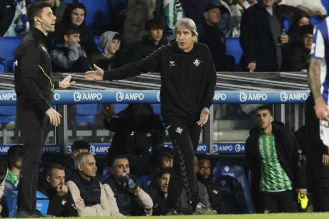 Manuel Pellegrini, entrenador del Real Betis (foto: Cordón Press).