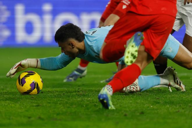 Álvaro Fernández, en el Sevilla-Osasuna (Foto: EFE).