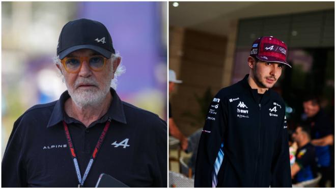 Flavio Briatore ha decidido sustituir a Esteban Ocon en Apine (fotos: Cordon Press).