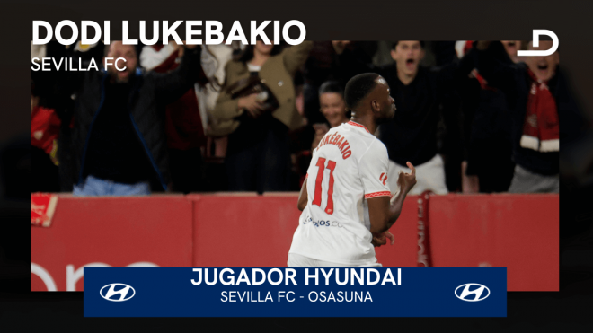 Dodi Lukebakio, Jugador Hyundai del Sevilla-Osasuna