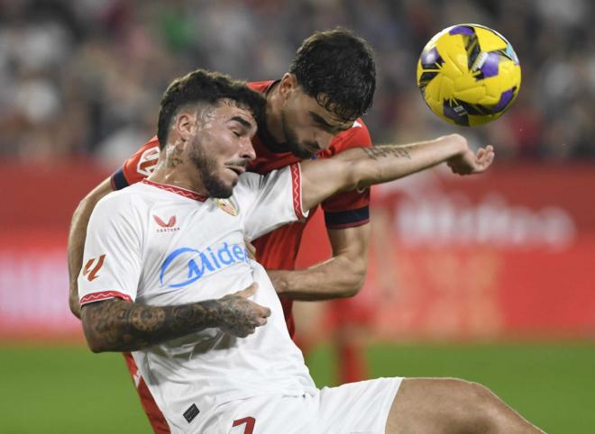 Isaac Romero, en el Sevilla-Osasuna (Foto: Kiko Hurtado).