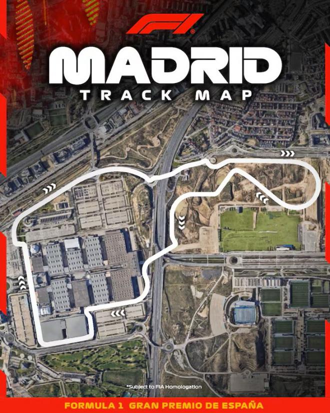 Así será el GP de Madrid de F1 2026 (F1)