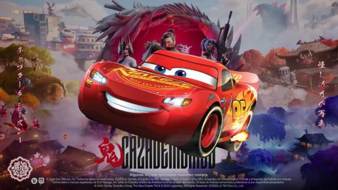 Rayo McQueen (Cars) muy cerca de llegar a Fortnite