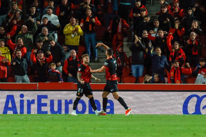 Vedat Muriqi celebrando el gol ante el FC Barcelona (Foto: EFE)