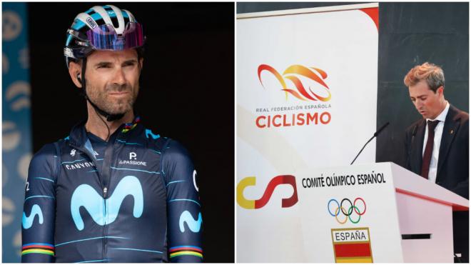 Alejandro Valverde podría abandonar Movistar y llegar a la Federación Española de Ciclismo.