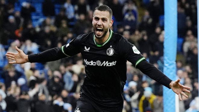 David Hancko celebrando un gol con el Feyenoord (Fuente: Cordon Press)