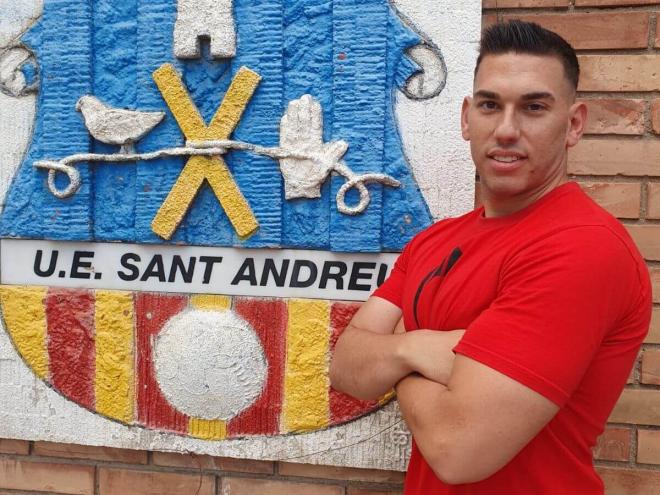 Iván Pérez, entrenador de porteros del Sant Andreu (Foto: Sant Andreu)