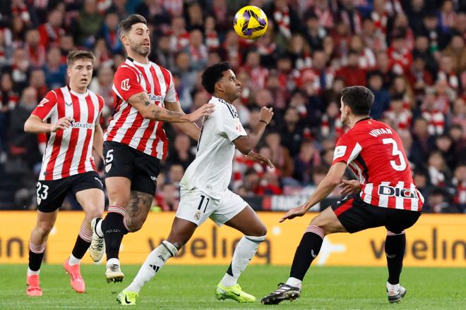 Rodrygo Goes en el Estadio de San Mamés (Foto: EFE)