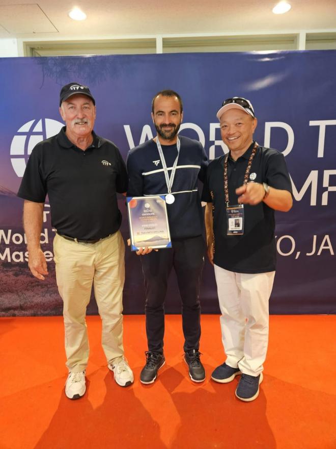 Pedro Nieto, feliz tras completar de manera exitosa su primer mundial.