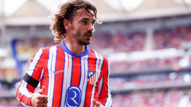 Antoine Griezmann en un partido del Atleti en el Metropolitano (Foto: EP)