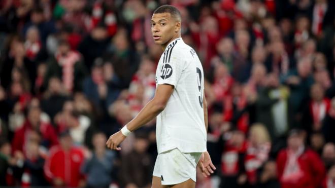 Kylian Mbappé en San Mamés (Foto: EFE)