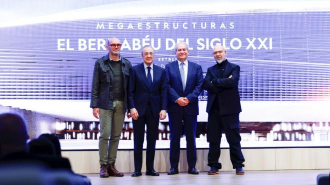 Florentino Pérez, en la presentación de ‘Megaestructuras: el Bernabéu del siglo XXI' (Europa P