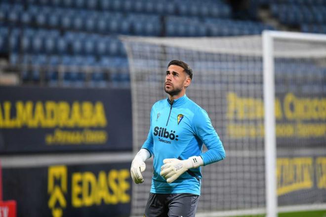 Caro será el portero titular del Cádiz (Foto: Cádiz CF).