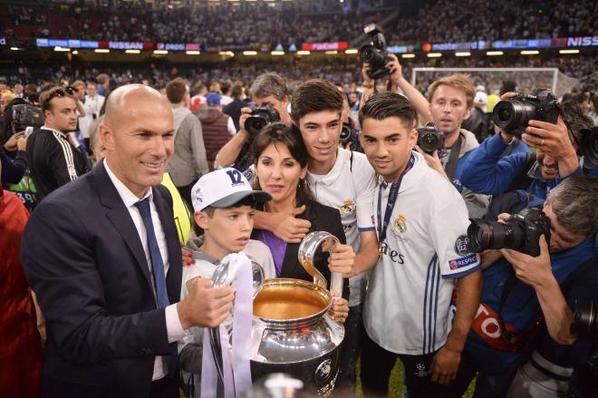 Familia Zidane. (Foto: Cordon Press)