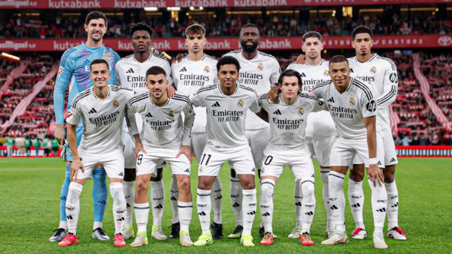 El Real Madrid frente al Athletic (Redes Sociales)