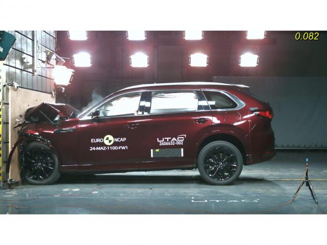 Las pruebas al Mazda CX-80.