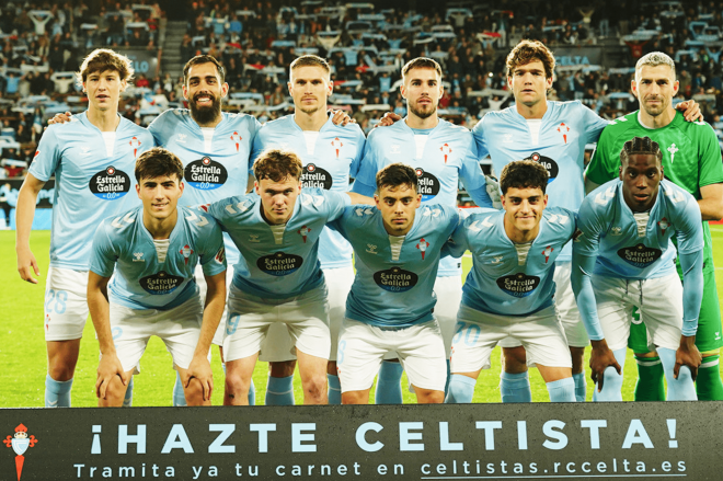 Once titular ante el Mallorca (Foto: RC Celta).