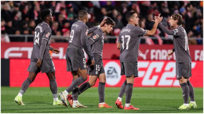 El Real Madrid fulmina al Girona con un 0-3 en Montilivi. (Fuente: Europa Press)