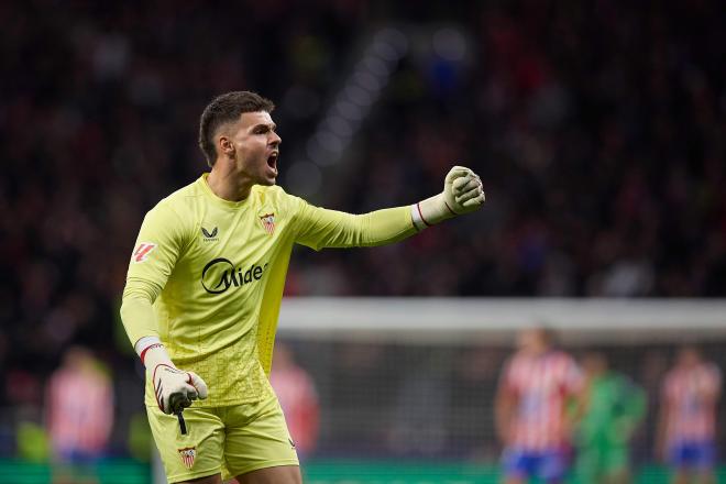 Álvaro Fernández, en el Atlético de Madrid-Sevilla (Foto: Cordon Press).