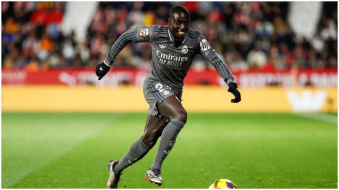 Ferland Mendy durante el partido frente al Girona. (Fuente: Europa Press)