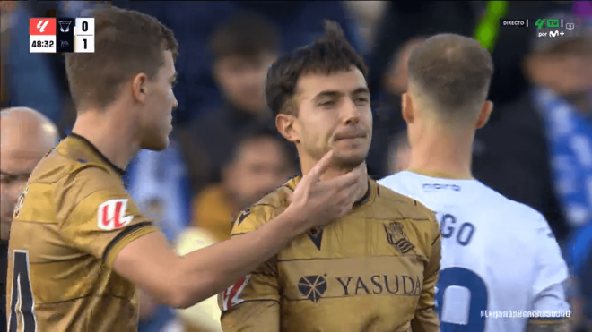 Martín Zubimendi se marcha lesionado en el Leganés-Real Sociedad.