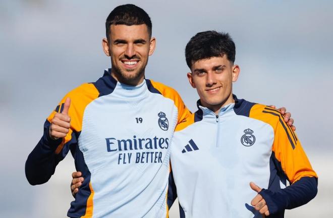 Dani Ceballos con José Antonio Reyes López (Foto: @daniceballos).