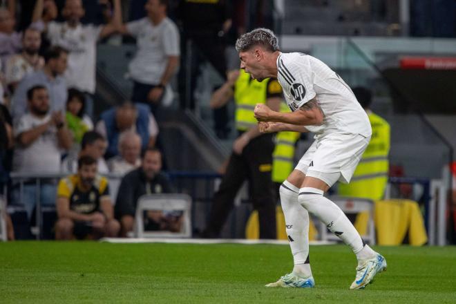 Fede Valverde celebrando un gol (Cordon Press)