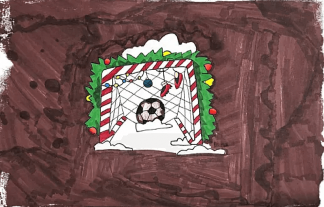 La postal de Navidad de la RFEF.